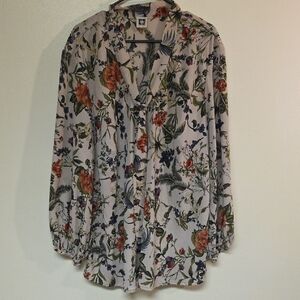 Anne Klein Multicolor Floral Blouse #160
